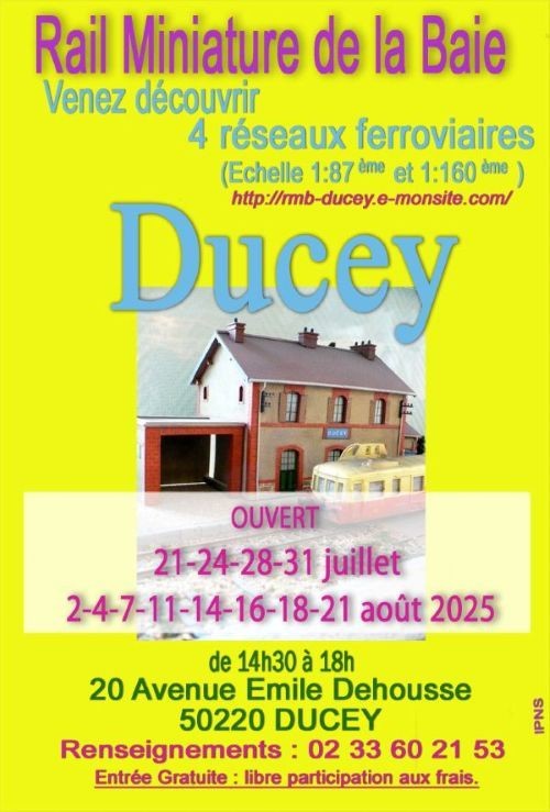LES DERNIERES INFOS DU RAIL MINIATURE DE LA BAIE.