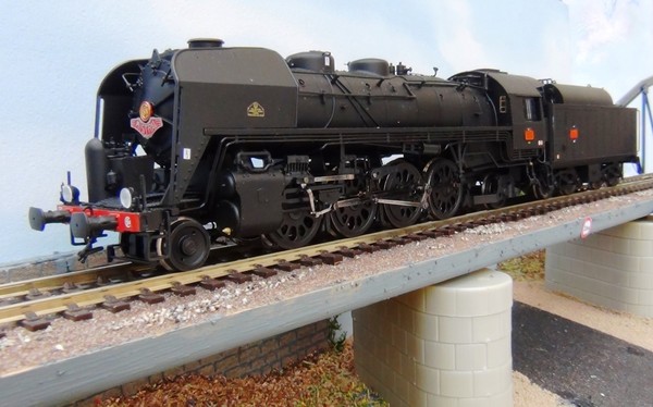 DS912-2 # JOUEF H0 Dc 8271 Locomotive Avec Tender 141 R 1246 Miramas