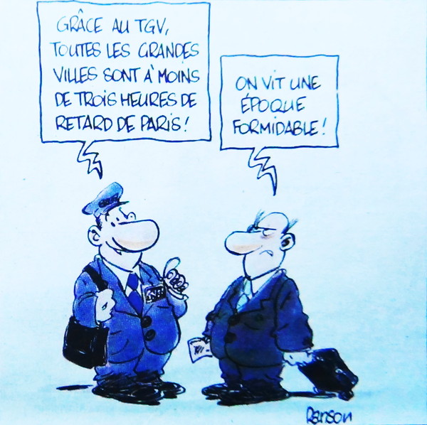 LE TGV A PERDU SON IMAGE DE TRAIN A L'HEURE.