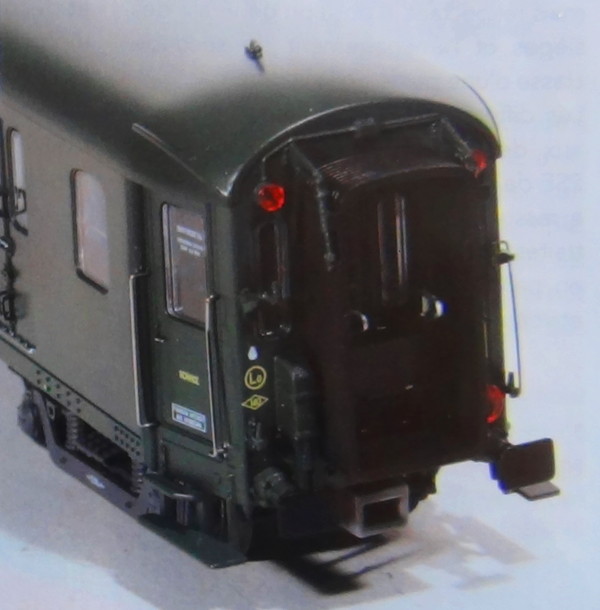 LS MODELS 31207 Fourgon Dd4s, SNCF, 140km/h, vert, châssis gris, toit vert, écla EUR 132,05 - FR