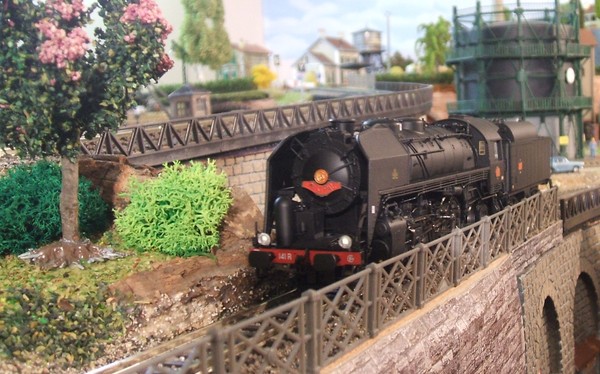 TRAIN ECHELLE HO JOUEF 141 R FUEL-OIL TYPE MIKADO échelle 1