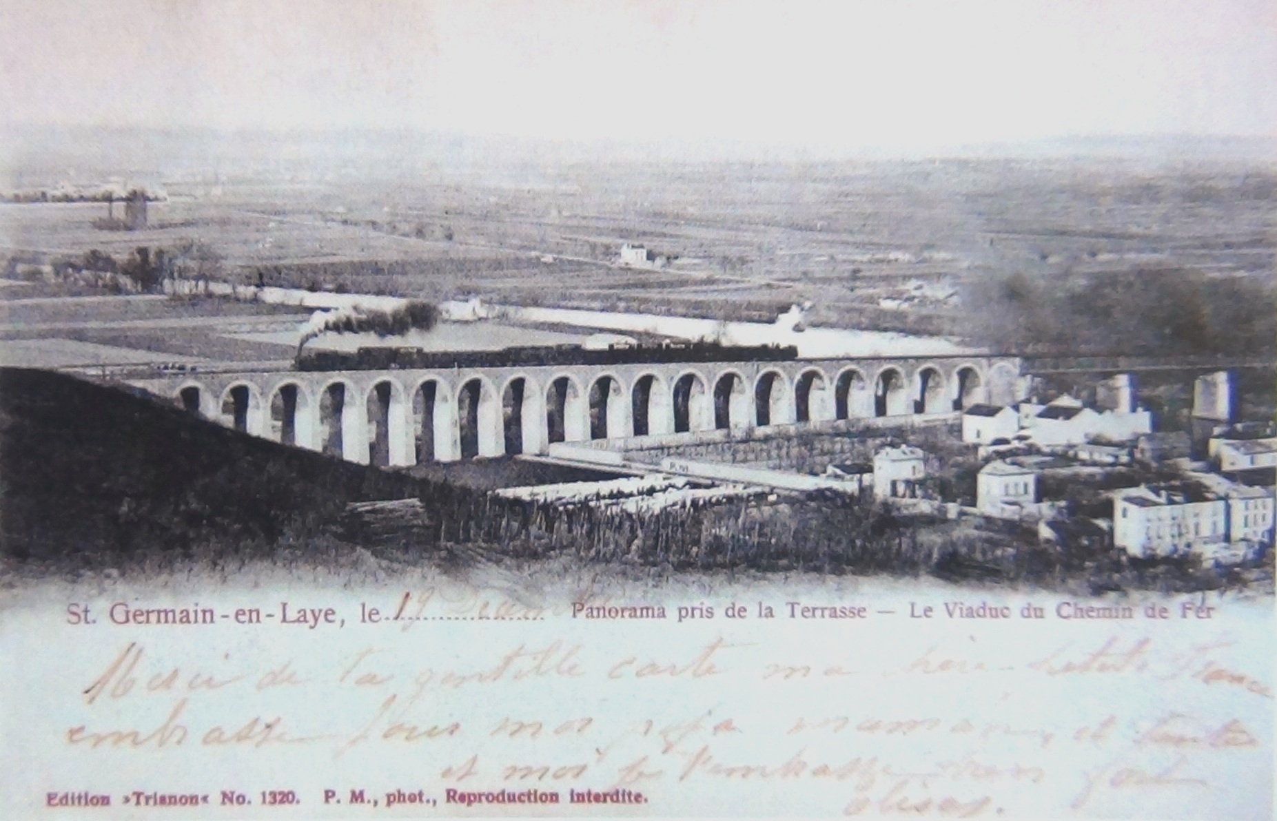 SAINT-GERMAIN LE VIADUC DU CHEMIN DE FER.