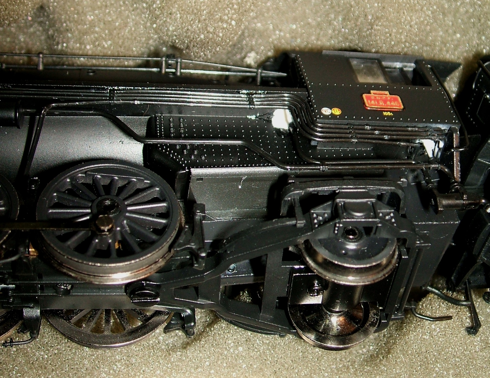 Locomotive Vapeur Jouef 141R + Tender - Dépôt REIMS, Charbon, Testée, Analogique
