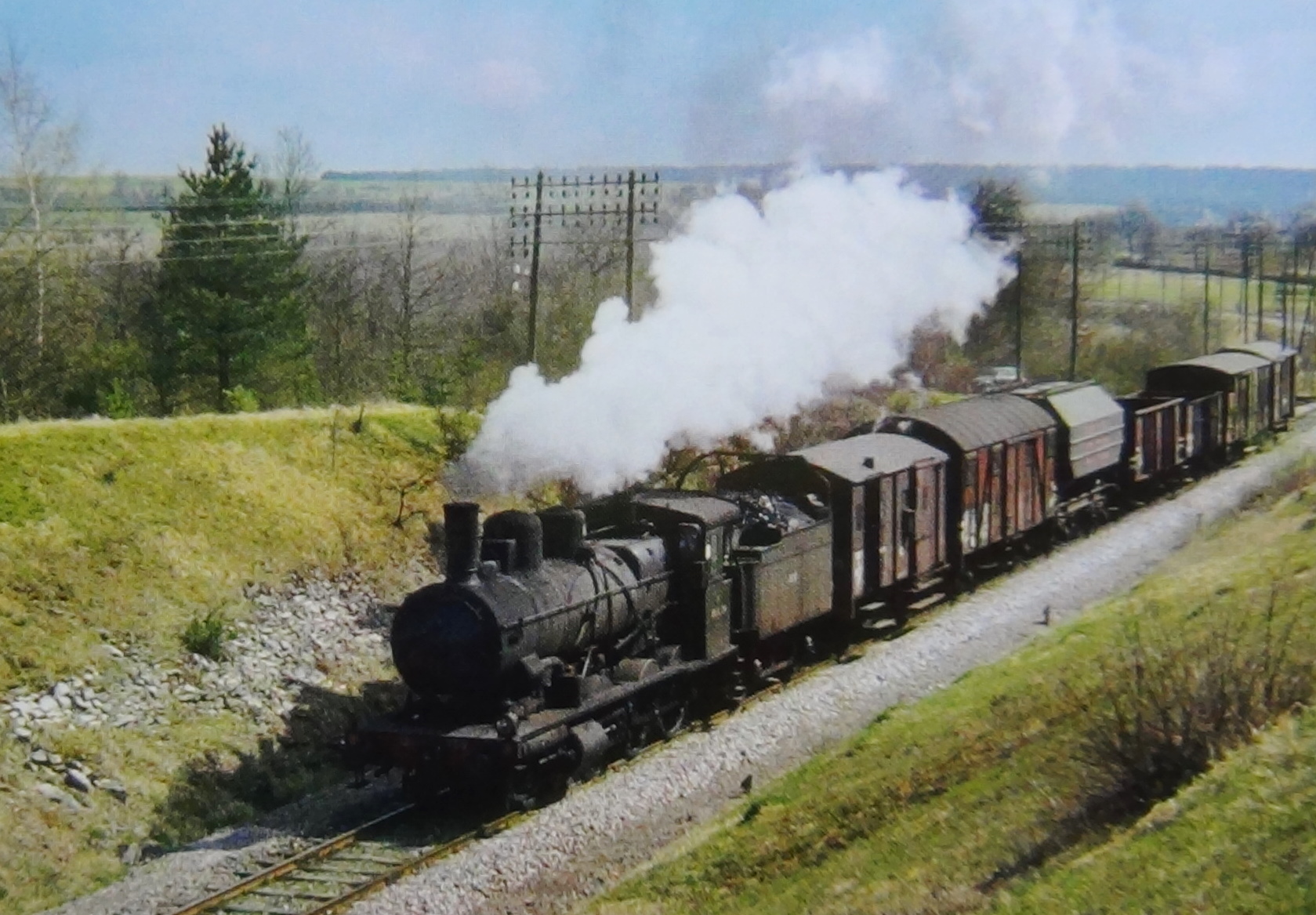 LA 130 B 709 DANS LA VALLEE DE L'OURCE.