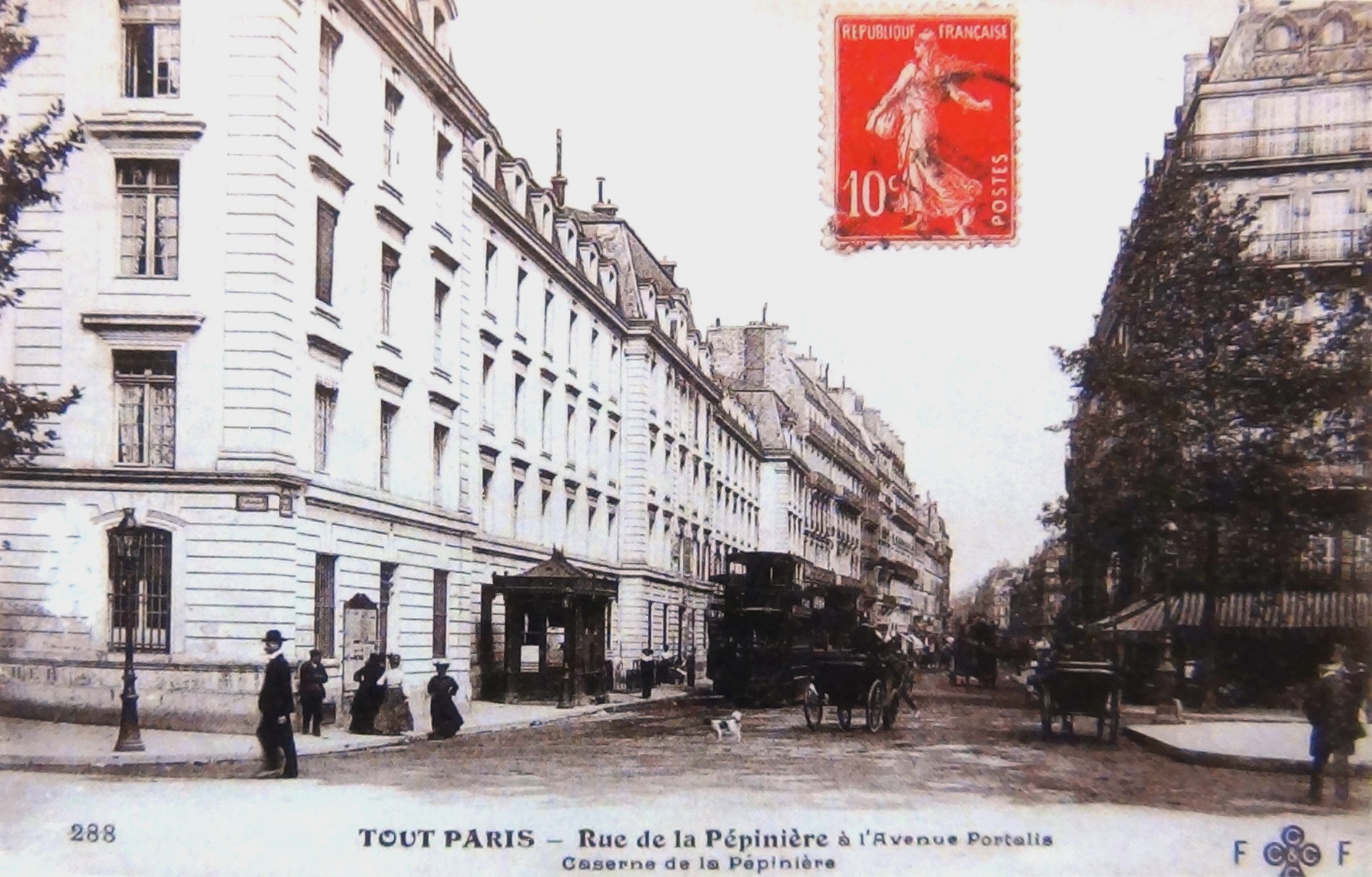 PARIS RUE DE LA PEPINIERE.