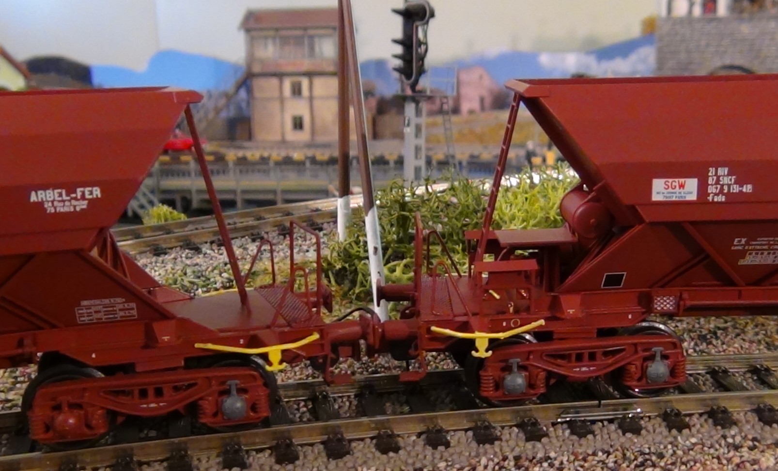 Coffret de 3 trémies EX T1 SNCF SLEMI, COMPAGNIE DU MIDI et LOTRASID